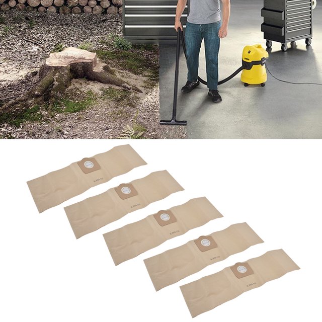 Bolsa de Aspiradora, Bolsa de Polvo de Barredora Desmontable 5 Piezas Accesorios de Aspiradora Duradera para el Hogar para la Oficina