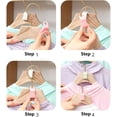thumbnail image 3 of 40 Pcs Clothes Hanger Connector Hooks, Multicolor Hanger Connector Hooks Super Space Saving Wardrobe Organise For Garderobe Closet, 3 of 7