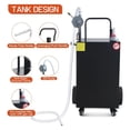 thumbnail image 6 of M optimized 50 Gallon Gas Caddy, Portable Fuel Transfer Storage Tank with 4 Wheels and 2-Way Rotary Pump, Large Diesel Kerosene Can Container for Cars Boat ATV Motorcycle Lawnmower, 6 of 7