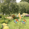thumbnail image 2 of Bike Garden Wind Spinner Ornaments Cute Animal Sculpture for Lawn B, 2 of 5
