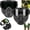 Black+grey, variant on 2027 Upgraded Detachable Full Face Goggle Mask, Anti-Fog Grass Cutting Goggles for Welding, Riding