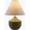 thumbnail image 5 of Livabliss Table Lamps, 22" Benson Rustic Bedside Nightstand Table Lamp for Bedroom Living Room Office, Green Body with White Beige Shade (22"H x 16"W x 16"D), 5 of 6