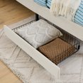 thumbnail image 5 of Jopath Full Size Upholstered with 2 Storage Drawers,Adjustable Velvet Platform Bed Frame for Living Room Bedroom,Beige, 5 of 12