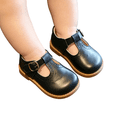 thumbnail image 2 of Domzle Toddler Little Girl Mary Jane Dress Shoes for Girl Party School Shoes Comfortable Insole Black, 2 of 8