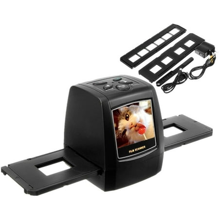 35/135MM Slide Film Scanner High Resolution 3600dpi 5.0 Mega Pixels Photo Scanner Mini Portable Negative Digital Film Converter LCD with US Plug (Best High Resolution Scanner)