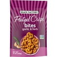 Snack Factory Pretzel Crisps Bites, Garlic & Herb Pretzels, 12 oz