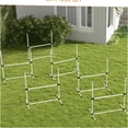 thumbnail image 4 of JERFIT Dog Agility Training Equipment Set with 6 Adjustable Jump Bars, Carry Bag, for All Dog Sizes, White, 4 of 9