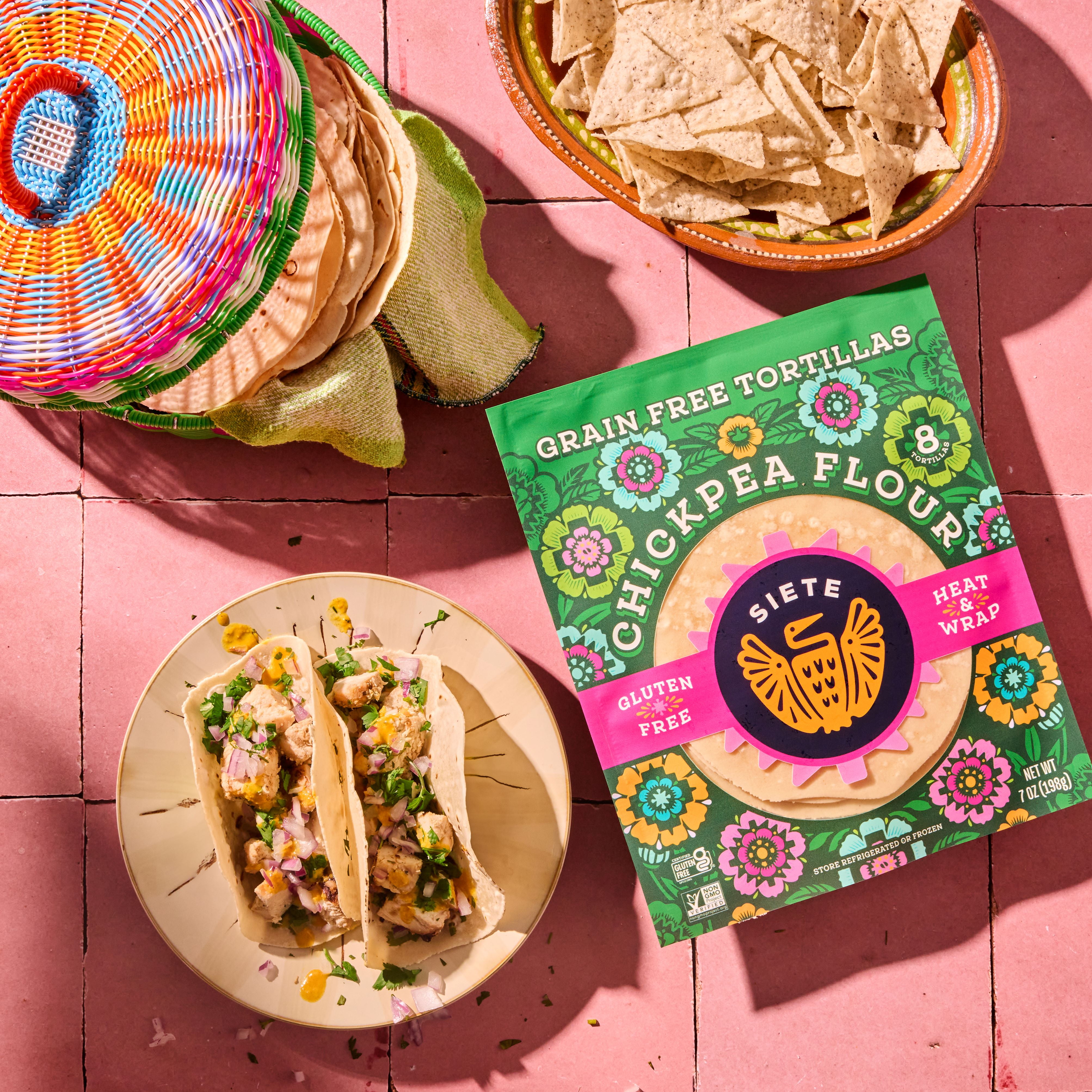 haru2000 7 Days Diet ピーチ 4袋 Siete, Chickpea Flour Tortillas, 8ct, Vegan, Grain Free - Walmart.com