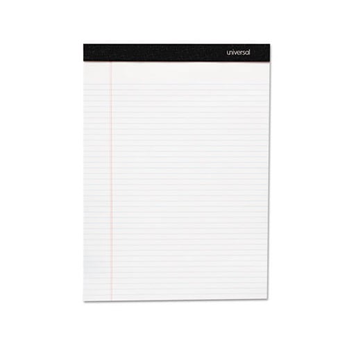 Premium Ruled Writing Pads Wide/Legal Rule, 8.5 x 11, White, 50 Sheets, 6/Pack
