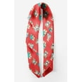 thumbnail image 2 of Bimba Orange Owl Tribal Pure Silk Printed Head Bandanas Summer Neck Wrap Scarf 40 x 40 Inches, 2 of 6