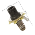 thumbnail image 2 of ELAYARD Generic 2pcs Electric Guitar Input Output Jack Female Guitar Jack For Bass Easy Replacement And Basses, 2 of 6