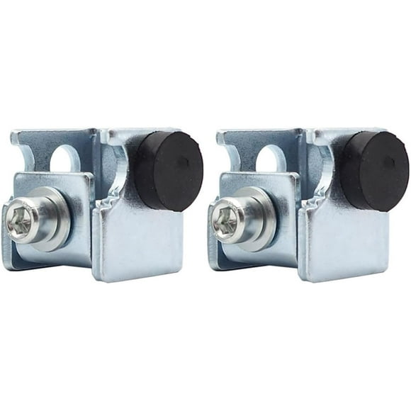 shiyou-2pcs Automatic Door Swing Stopper Automatic Door Stopper for Track Garage Door Bracket Sliding Door Garage Door Track Car Door Galvanized Steel Sensor Door