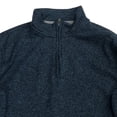 thumbnail image 2 of Van Heusen Mens Insignia Blue Quarter Zip Mock Neck Sweatshirt Jacket Medium, 2 of 2