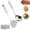 2PCS-A, variant on Titanium Spatula, Upgrade Kitchen Utensils Set, Cookware Kitchen Essentials Cooking Utensils Accessories, Spatula, Skimmer Dipper Turner, Titanium Cutlery Set