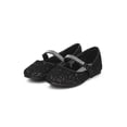 thumbnail image 5 of New Girl Little Angel Britt-957D Glitter Lace Rhinestone Mary Jane Ballet Flat, 5 of 5