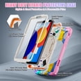 thumbnail image 3 of Case for Xiaomi Redmi Pad SE 8.7 inch 2024, Shockproof Cover with Screen Protector Pencil Holder, 360° Rotating Hand Strap & Stand & Shoulder Strap, 3 of 7
