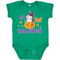 thumbnail image 3 of Inktastic My 1st Halloween with Unicorn Witch Girls Baby Bodysuit, 3 of 5
