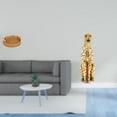 thumbnail image 2 of Cesta De Frutas Tejida Y Figura De Guepardo Dorada, Centro De Mesa Decorativo, Cuenco Para Servir Aperitivos Y Escultura De Animal Para Decoración Del Hogar Y La Oficina., 2 of 8