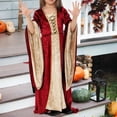 thumbnail image 4 of EnJoCho Girls Holiday Dress - Cute Halloween Pumpkin Ghos𝗍 Long Sleeve Costum𝖾 Outfit for Toddler Little Girls Kids, Party Dress for School Events and Fall Celebrations, 4 of 7
