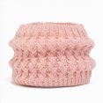 thumbnail image 4 of NOLDARES 3Pcs Kids Hat Scarf and Snow Gloves Set, Winter Knit Warm Soft Pom-Pom Beanie Outdoor for Boys Girls and Toddlers(M003-Pink), 4 of 4