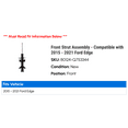 thumbnail image 2 of Front Strut Assembly - Compatible with 2015 - 2021 Ford Edge 2016 2017 2018 2019 2020, 2 of 2