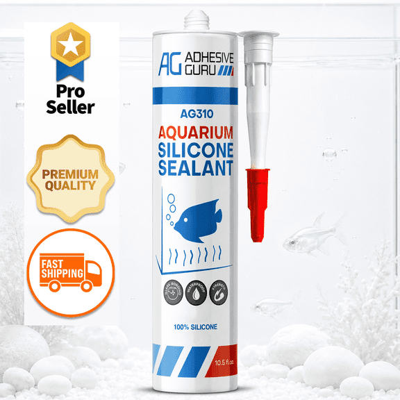 Aquarium 0 Silicone Industrial Sealant Clear Fish Tank Glue 10.5 fl oz 1 Pack