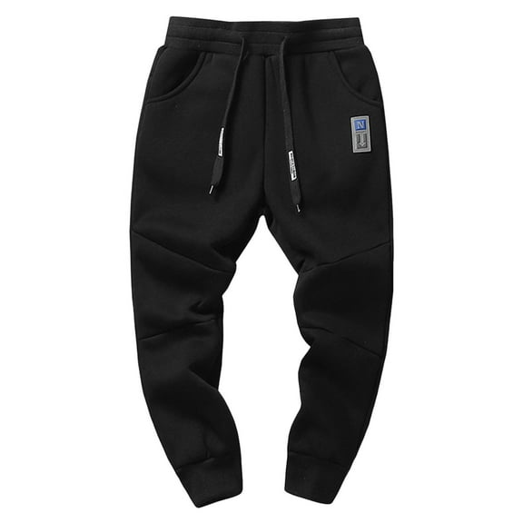Zshosam Toddler Boys Pants Jogger Boys Sweatpants - Active Performance Boys Joggers - Athletic Pants for Kids Size 3T 4T,(Black 3-4 Years)