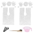thumbnail image 1 of 17 Piezas para Teñir El Cabello Cepillo de Teñir Tazón para Mezclar Clips para Seccionar Earmufffs Barber Cape Caps Set Salon Tool jinwen Set de teñido de cabello de salón, 1 of 8