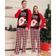 thumbnail image 2 of Conjunto de pijamas a juego para la familia de Navidad 2022, nuevo pijama con estampado del alfabeto de Papá Noel con costuras, ropa familiar para bebés y niños adultos, 2 of 5