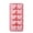 Pink, variant on Heart Shaped Ice Cube Trays - 10-Cavity Silicone Molds in Pink & Red for Ice Cubes, Candy & Chocolate for Valentine's Day