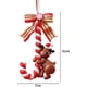 thumbnail image 2 of Adornos navideños con colgante de ciervo, colgante de árbol de Navidad, regalo para amigos y familiares, rojo, blanco, marrón, 1 Uds., 2 of 5
