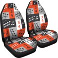 thumbnail image 4 of Music Note Design Themed Print Universal Fit Car Seat Covers, 4 of 4
