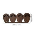 thumbnail image 4 of Wooden Bracelet Display Stand for Jewelry Storage - Compact 4 Bracelet Holder, Elegant Organizer for Home, Office, Mall & Live Broadcast, Solid Wood Jewelry Showcase Rack, 4 of 5