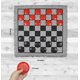 thumbnail image 2 of Juego de mesa Giant Checkers QuadPro 3 en 1 con alfombrilla, 2 of 7