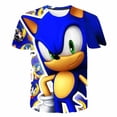 thumbnail image 3 of Camiseta de Sonic para niños, camisetas para niños, camisetas casuales de manga corta con estampado para niños, camisetas de verano para niños, 3 of 5