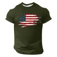 thumbnail image 3 of Camisetas de Manga Larga para Hombres Moda Casual Impresión Sólida Cuello Redondo Camisetas, Camisetas de Algodón de Poliéster Blusa, 3 of 5