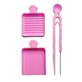 thumbnail image 2 of Fiocias 3-Piece Bead Collection Tray for Melting Beads, Sorting Tray for 2.6mm Beads, Creative Organizer Accessory in PP, Practical Sorting Function, Suitable Pink, 2 of 8