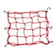 thumbnail image 1 of Redes de carga pequeñas para equipaje de motocicleta de 40 x 40 cm, accesorios para bicicletas, rejilla de red ajustada Rojo, 1 of 9