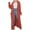 Rose Gold, variant on Essentials Women's Sweater Oversize Solid Cable Knitted Long Cardigan Elegant Open Front Knitted With Pocket Trendy Clothes 2025