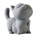 thumbnail image 3 of Estatua de gato de piedra para té, decoración adorable para salón de té, mesa para amantes del té. gato tsundere, 3 of 9