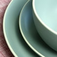 thumbnail image 3 of Gibson Home Rockaway 12 Piece Stoneware Dinnerware Set in Matte Teal, 3 of 5