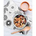 thumbnail image 3 of Geometric Black Kitchen Dish Towels for Drying Dishes Set of 2, Abstract Grey White Boho Circle Dot Waffle Weave Microfiber Hand Tea Bathroom Towels Quick Dry & Absorbent Towel 12x12, 3 of 7