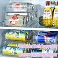 thumbnail image 4 of Soda Can Organizer Clear Refrigerator Bin for Soda Cans (12 Count), 4 of 11