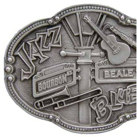 Jazz And Blues Novelty Belt Buckle