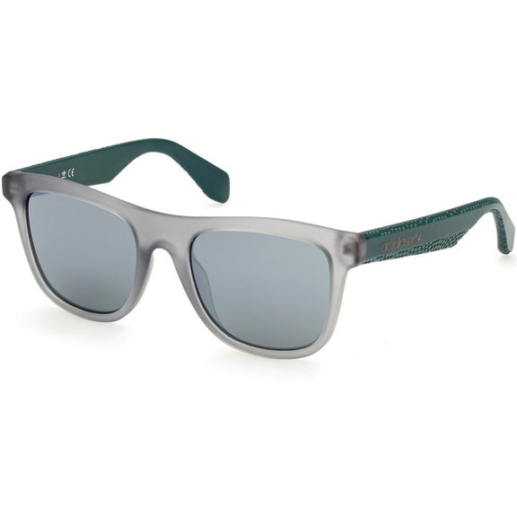 Sunglasses Adidas Originals OR 0057 20Q Grey/Other / Green Mirror