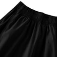 thumbnail image 6 of CPNG Girls Sport Shorts Quick Drying Summer Thin Shorts Casual Loose Elastic High Waist Running Lightweight Training Shorts(Black,13-14 Years), 6 of 7