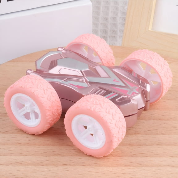 BESTSKY Pull Back Monster Truck, Double Sided Flip Stunt Car for Toddlers, Inertia Friction Vehicle Birthday Gift for Boys Girls 3-6