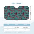 thumbnail image 3 of Bingfone Snake And Rose Car Windshield Sunshade,Sun Foldable Sun Shield Sun Visor for Car - Medium, 3 of 8
