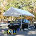 thumbnail image 3 of King Canopy 10 x 13 ft White Pop up Outdoor Canopies, Water Resistant, 3 of 6