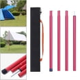 thumbnail image 6 of Tent Tarp Pole,tent poles for tarp canopy awning shelter,tent poles replacement heavy duty 8ft,adjustable camp tarp pole collapsible telescoping,carbon fiber hammock poles metal, 6 of 6